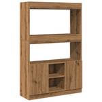 Highboard DE5616 Braun - Holzwerkstoff - 33 x 140 x 92 cm