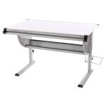 Bureau enfant Oxford Gris lumineux - Blanc pur