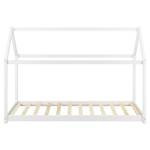 Lit Cabane Netstal avec Matelas Blanc - 40 x 127 x 70 cm