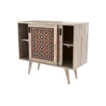 Commode Massaï Marron - Fibres naturelles - 90 x 78 x 40 cm