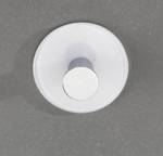 TAMO Handtuchhalter, Farbe weiß, WENKO Weiß - Metall - 6 x 6 x 3 cm