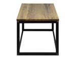 Table basse Icub. 45X120x40 cm. Noir Noir - Bois massif - Bois/Imitation - 120 x 40 x 45 cm