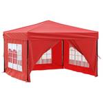 Partyzelt 3013594 Rot - 291 x 245 x 291 cm