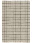 Wollteppich Grid Taupe - 200 x 300 cm