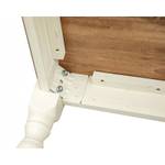 Table BASTIDE Imitation noyer - Blanc