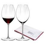 Syrah Shiraz + Tuch Performance 2er Set Glas - 10 x 25 x 10 cm