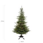 Weihnachtsbaum Howard mit LED 135 x 210 x 135 cm