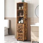 Badezimmerschrank Kathmandu Braun - Holzwerkstoff - 30 x 167 x 40 cm