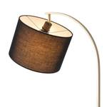 lampadaire avec port USB, table en bois Noir - Métal - 35 x 166 x 35 cm