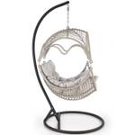 Hängesessel LORETO Grau - Rattan - 202 x 69 x 85 cm