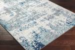 Tapis DUNKIRK Bleu - Matière plastique - Textile - 160 x 2 x 160 cm