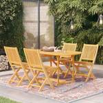 Garten-Essgruppe (5-teilig) 3007502-2 Braun - Massivholz - Holzart/Dekor - 90 x 75 x 150 cm