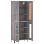 Highboard DE7989 Grau - Holzwerkstoff - 34 x 180 x 70 cm