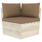 Paletten-Ecksofa 3004855-1 Taupe