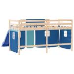 Bettgestell-K-24715 Blau - Holzwerkstoff - 88 x 114 x 206 cm