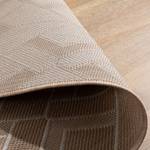 Outdoorteppich Bergen Raute Beige - 240 x 290 cm