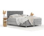 Boxspringbett Sorrento Grau - Breite: 200 cm