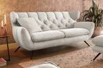 Sofa CHARME 2-Sitzer Cord Cremeweiß