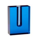 Vase Block Blau