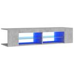 TV-Schrank mit LED-Leuchten D531 Steingrau