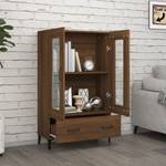 Highboard DE5889 Eiche Schwarzbraun Dekor