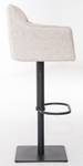 Tabouret de bar Damaso Lot de 2 Beige - Noir