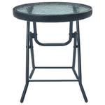 Bistro-Set (3-teilig) 3001705 Schwarz - Grau