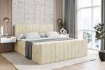 Boxspringbett EDITA-Z Ecru - Breite: 140 cm - H4