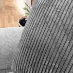Lot 2 coussins velours côtelé gris Gris - Textile - 45 x 45 x 10 cm