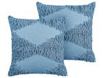 Coussin décoratif RHOEO Bleu - Nombre de pièces dans le lot : 2