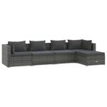 Salon de jardin (lot de 5) 3013632-9 Anthracite - Gris