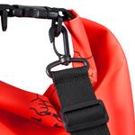 Ocean Pack 10L wasserdicht Schwarz - Rot