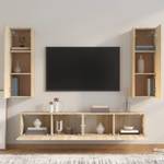 TV-Schrank 4er Set D544 Eiche Sonoma Dekor