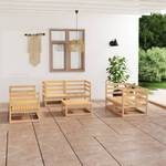 Salon de jardin Marron - Bois massif - Bois/Imitation - 70 x 30 x 70 cm