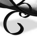 Porte-bûches de bois noir Noir - Métal - 33 x 40 x 38 cm