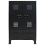 Kleiderschrank DE306 Schwarz - Kunststoff - 35 x 35 x 67 cm