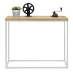 Table console Icub 35x100x82 – 30 Blanc Blanc - Bois massif - Bois/Imitation - 100 x 80 x 35 cm