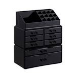 2 x Make Up Organizer schwarz Schwarz