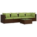 Salon de jardin (lot de 5) 3013629-9 Marron - Vert