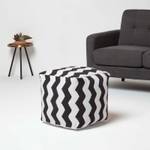 Designer Hocker Pouf Chevron 40 x 40 x 40 cm