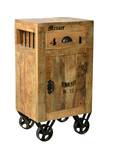 RUSTIC Kommode Braun - Massivholz - Holzart/Dekor - 44 x 82 x 34 cm