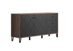 Sideboard Montez 3 Grau - Holzwerkstoff - 40 x 76 x 183 cm