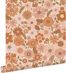 Tapete Blumen 7486 Orange