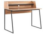 Schreibtisch GORUS Schwarz - Braun - Holzwerkstoff - 120 x 101 x 59 cm