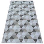 Tapis Nobis 84166 Crème Triangles Beige - Textile - 160 x 1 x 230 cm