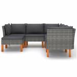 Garten-Sofa-Set (6-teilig) 3009634-14 Grau