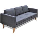 Sofa 3002824-3 (2-teilig) Grau - Holzwerkstoff - Textil - 168 x 73 x 70 cm