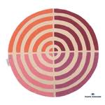 Teppich Circle Pink/berry - 100cm rund