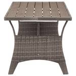 Gartentisch 3002730 Grau - Metall - Polyrattan - 70 x 66 x 120 cm