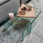 2 tables appoint gigognes verre trempé Verre - 50 x 33 x 45 cm